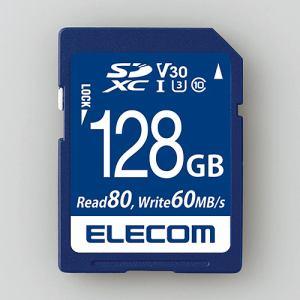 エレコム MF-FS128GU13V3R データ復旧SDXCカード(UHS-I U3 V30) 128GBパソコン:フラッシュメモリー:SD Mic