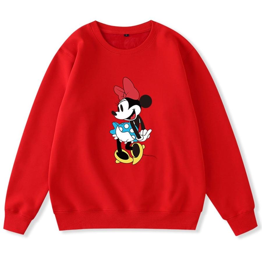 数量限定 ディズニー シック ファッション ミニーマウス プリント ユニセックス ストリートウェア 女性 カップル スウェット シャツ 長袖 Oネック トップ Aet だま屋 通販 Yahoo ショッピング 肌触りがいい Globeedconsultancy Com