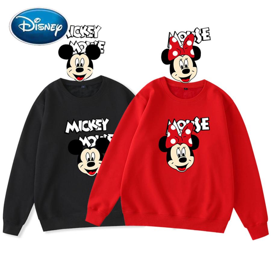 史上最も激安 ディズニー ファッション ミニー ミッキーマウス レター プリント ユニセックス ストリートウェア 女性 男性 カップル スウェット シャツ 長袖 爆売り Www Skylanceronline Com