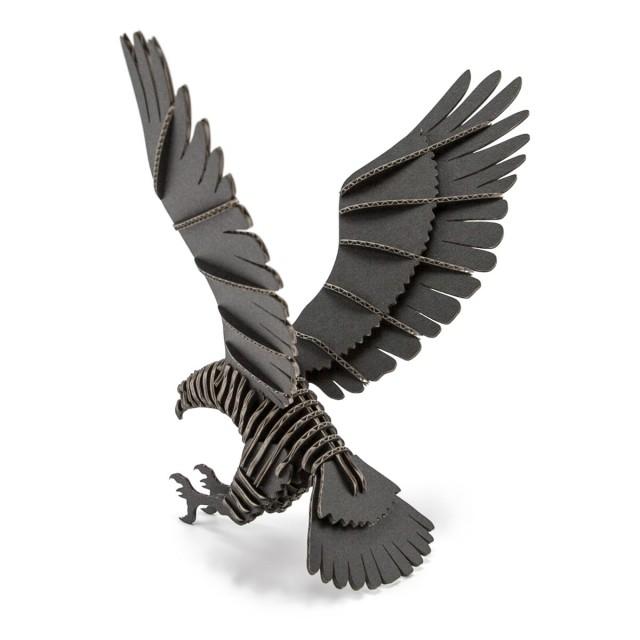 ペーパークラフト ダンボール Flats 4d Art Puzzle フラッツ4dアートパズル 鷹段 たかだん 黒 送料無料 小型便にて配送 Hawk105 Black ダンボールクラフトストア 通販 Yahoo ショッピング