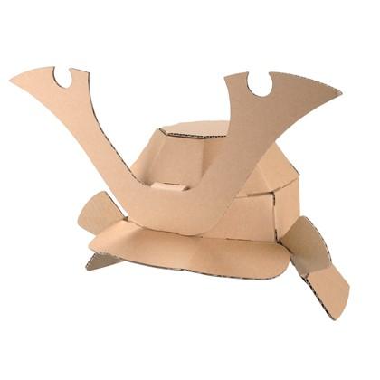 ダンボール 工作 キット 変身 コスプレ 子供向け ハコモ Hacomo なりきり 兜 送料無料 通常配送にて配送 Kabuto ダンボールクラフトストア 通販 Yahoo ショッピング