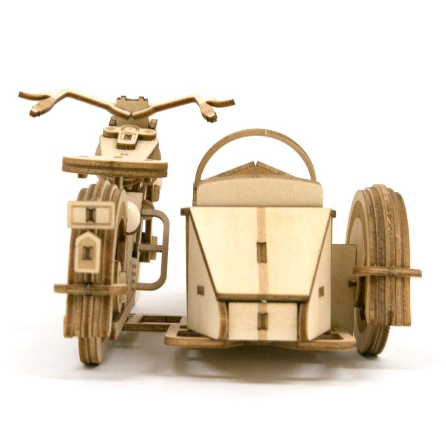立体パズル 木製パズル プレゼント 父の日 ホビー 木のおもちゃ 建築模型 Kigumi キグミ クラシックサイドカー 送料無料 小型便にて配送 Kigumi06 ダンボールクラフトストア 通販 Yahoo ショッピング