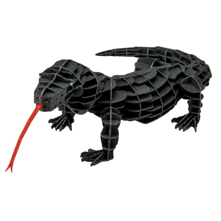 立体 ペーパークラフト ウラノ 爬虫類 トカゲ 動物 模型 3dペーパーパズル Dxコモドドラゴン Move ブラック 送料無料 小型便にて配送 Komodotokage ダンボールクラフトストア 通販 Yahoo ショッピング