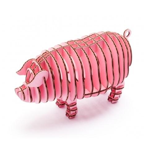 ペーパークラフト ダンボール Flats 4d Art Puzzle フラッツ4dアートパズル 豚段 ぶただん ピンク 送料無料 小型便にて配送 Pig109 Pink ダンボールクラフトストア 通販 Yahoo ショッピング