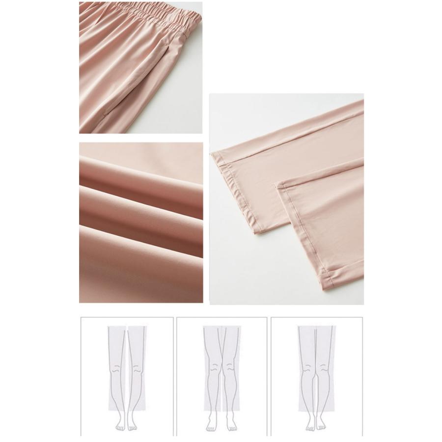 UVカット 冷感タイプ登場 夏 ワイドパンツ 涼しい さらてろ トレンド 韓国ファッション ワイドレッグパンツ レディース シンプル ゆったり |  | 05