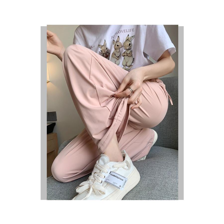 UVカット 冷感タイプ登場 夏 ワイドパンツ 涼しい さらてろ トレンド 韓国ファッション ワイドレッグパンツ レディース シンプル ゆったり |  | 09