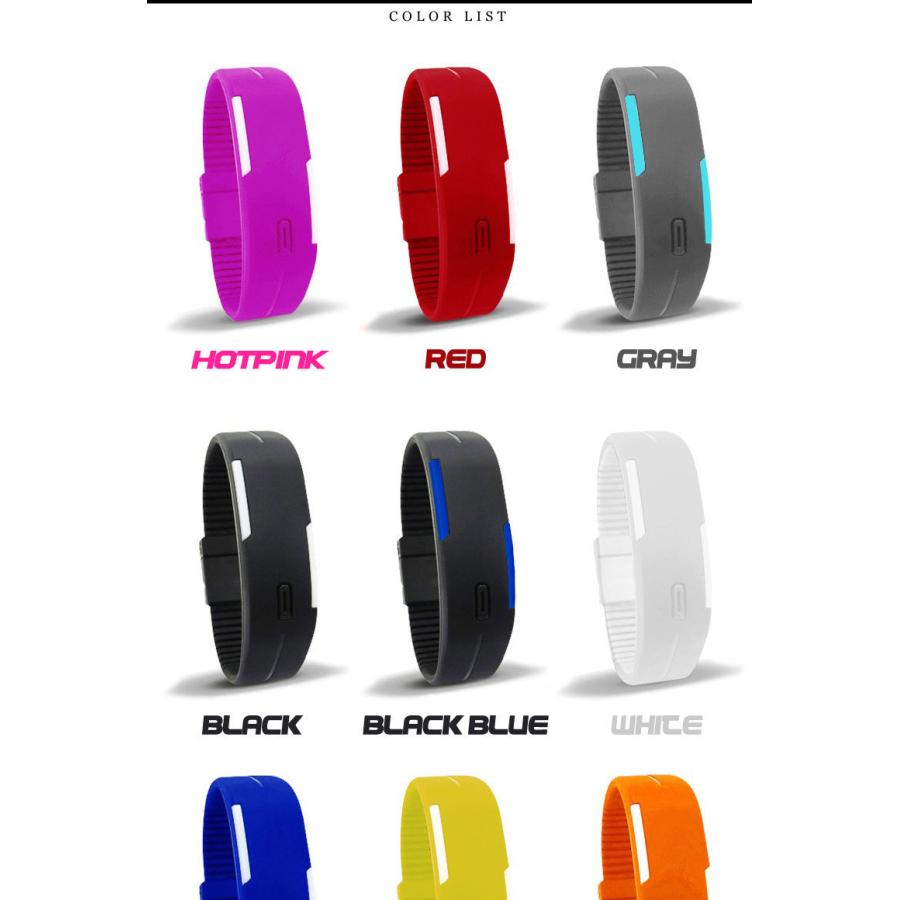 シリコン 腕時計 メンズ 腕時計 レディース腕時計 時計 防水 デジタル ラバー シリコン FASHION腕時計 スポーツ カラフルウォッチ おしゃれ シンプル ビジュアル |  | 07