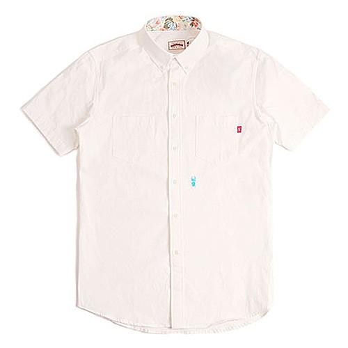 Critic Stag Beetle Harf Shirts White シンプルシャツ カジュアルシャツ ストリート系ファッション メンズ レディース ヒ Dami 通販 Yahoo ショッピング