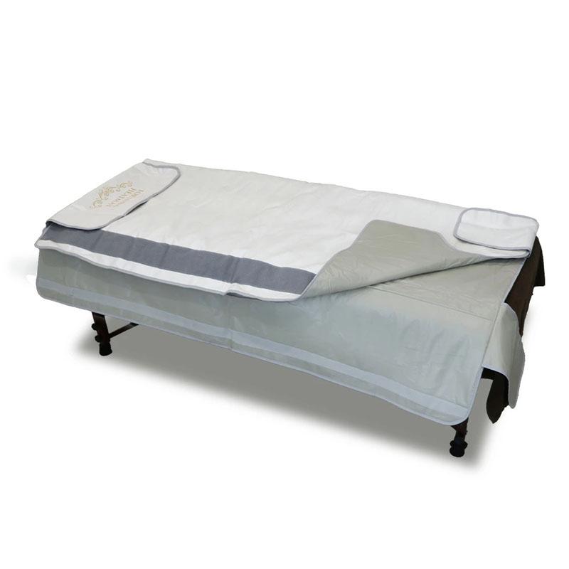 エステサロン御用達 遠赤外線ヒートマット 三つ折り 3部位温度調整  日本製カーボンファイバー 家庭用サウナ 温活 冷え性 発汗 痩身 岩盤浴  電磁波カット |  | 17