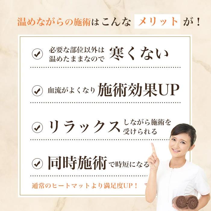 遠赤外線ヒートマット セパレート 3分割 業務用エステ施術対応 ヒートマット 電磁波カット カーボンファイバー 90分タイマー 最大80℃ 1年保証 |  | 13