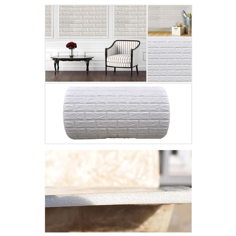 10枚セット 壁紙 クッションシート 100cm X 36 7cm 壁紙 発泡スチロール レンガ 壁用 クッションブリック 壁紙 シート のり付き シール おしゃれ Blk007x50 Dami 通販 Yahoo ショッピング