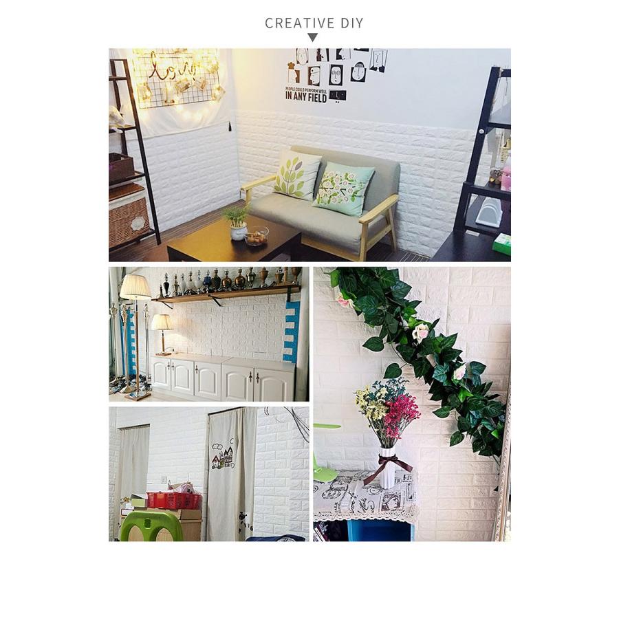 10枚セット 壁紙 クッションシート 100cm X 36 7cm 壁紙 発泡スチロール レンガ 壁用 クッションブリック 壁紙 シート のり付き シール おしゃれ Blk007x50 Dami 通販 Yahoo ショッピング