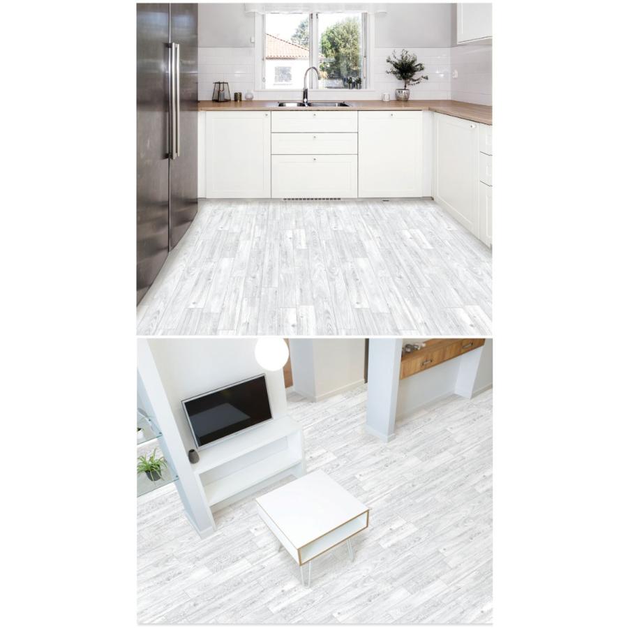 ホワイトウッド フロアシート 床シート 幅100cm 長さ1ｍ 床 リメイク シート 防水 シール 木目調 リフォーム 北欧 インテリア 雑貨 おしゃれ Floorrsf018 Dami 通販 Yahoo ショッピング