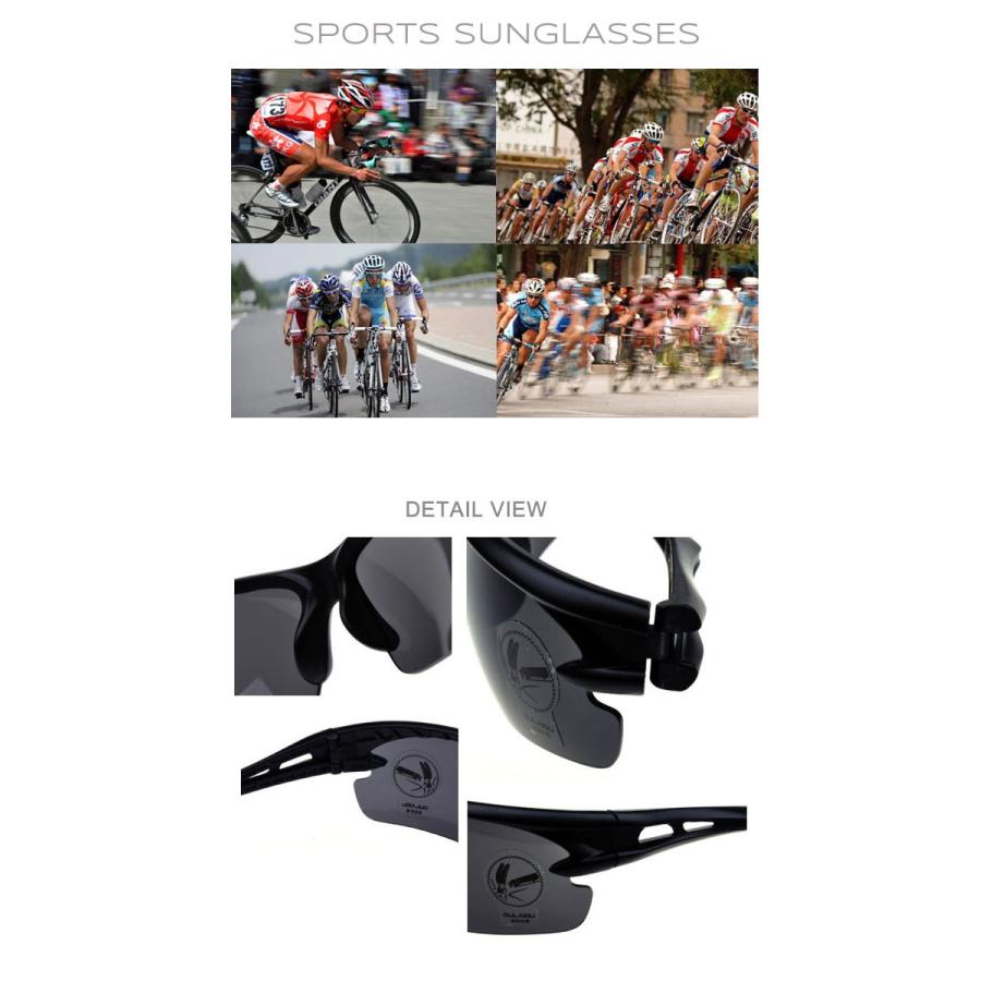サングラス UVカット V400 メンズ アウトドア 紫外線 スポーツ サングラス ゴルフ サバゲー 防弾 軽量 スポーツサングラス |  | 08