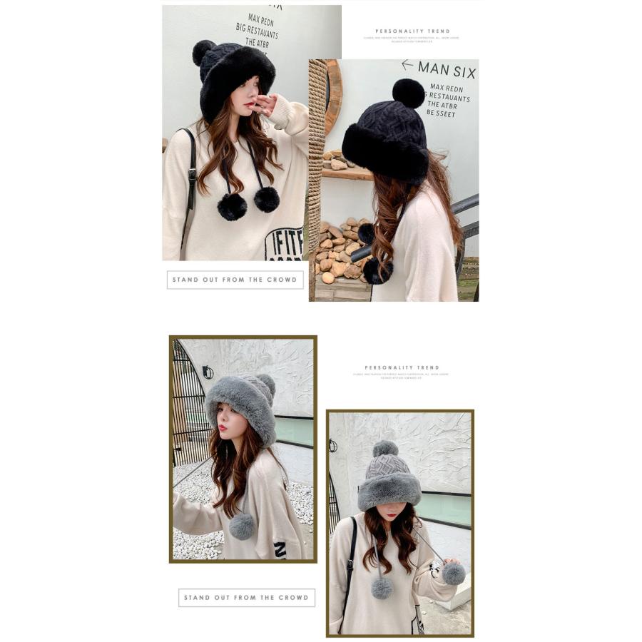 ふわふわ  帽子 ロシア帽子 スキー帽子 防寒用 パイロットキャップ 冬  レディース キャップ レディース ハット 可愛い エスキモー アウトドア |  | 06