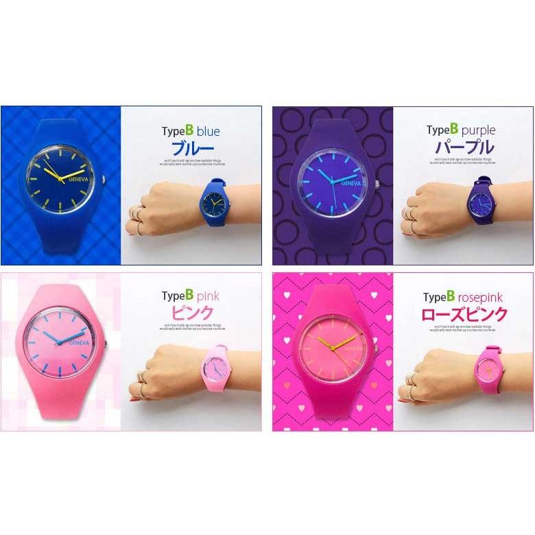 シリコンウォッチ シリコン ウォッチ 時計 38種類 時計 シリコンバンド シリコン腕時計 リストバンドウォッチ スポーツ 子供 大人 男女兼用 メンズ |  | 16