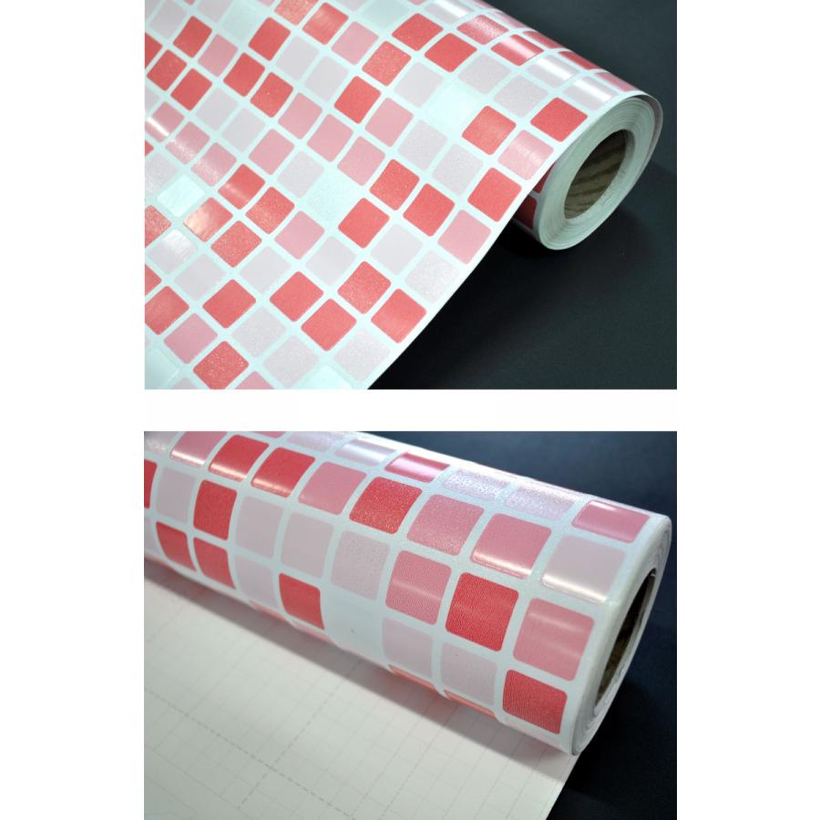 シール 幅50cm 壁紙 1ｍ単位 貼ってはがせる のり付 モザイク レンガ 北欧 白 大理石 木 木目 レンガ 北欧 白 DIY ストーン柄 クロス 韓国製 |  | 07