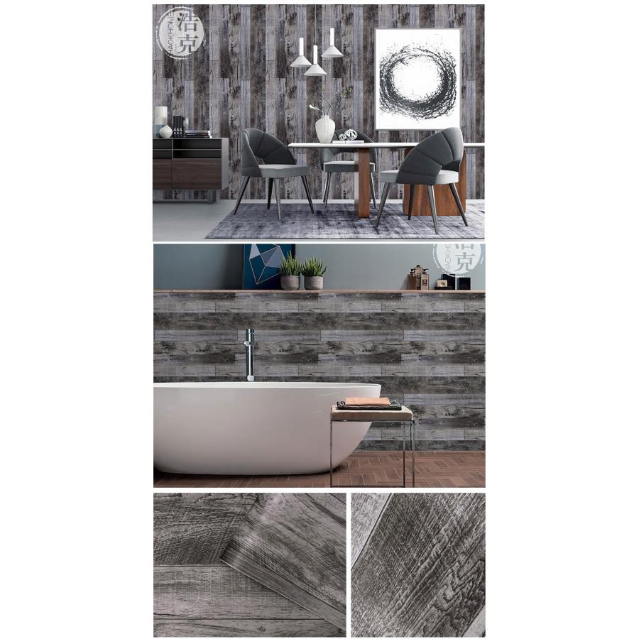 壁紙 木目 のり付き 巾 45cm 1m単位 ビンテージウッド 壁紙で部屋をおしゃれ かっこいいインテリアに 茶色 ブラウン サンゲツやリリカラの 天井をDIY リフォーム |  | 04