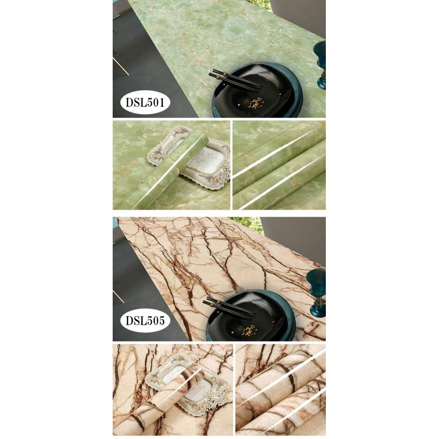 壁紙　のり付き 壁紙シール 大理石 シート リメイクシート 巾60cm×10cｍ リフォーム シート　大理石柄 粘着シート キッチンシートリフォーム 家具 トイレ 床 |  | 02