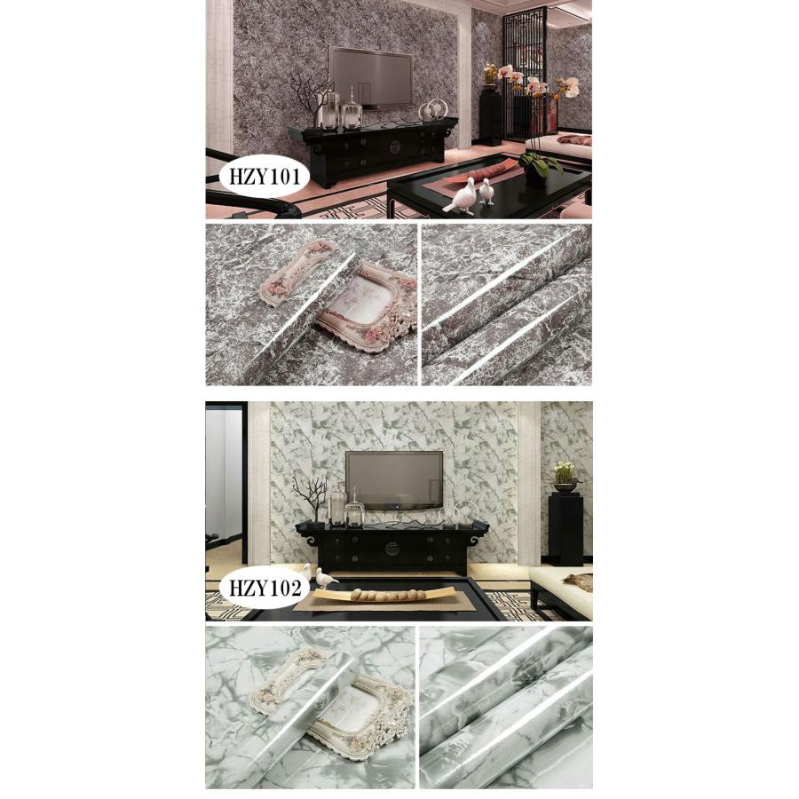 壁紙　のり付き 壁紙シール 大理石 シート リメイクシート 巾60cm×10cｍ リフォーム シート　大理石柄 粘着シート キッチンシートリフォーム 家具 トイレ 床 |  | 03