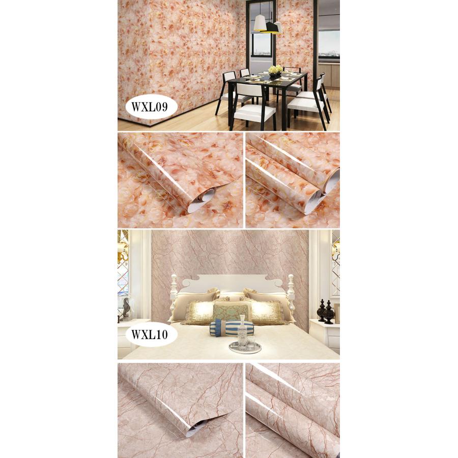 壁紙　のり付き 壁紙シール 大理石 シート リメイクシート 巾60cm×10cｍ リフォーム シート　大理石柄 粘着シート キッチンシートリフォーム 家具 トイレ 床 |  | 07