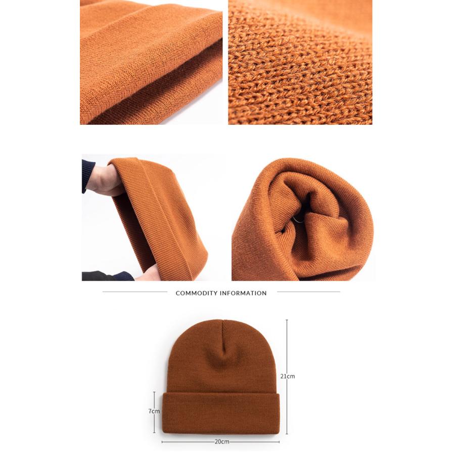 20色 ニット帽 カラフル 帽子 キャップ シンプル ビーニーニット メンズ レディース ニット帽 ブラック ホワイト レッド ブルー イエロー |  | 08