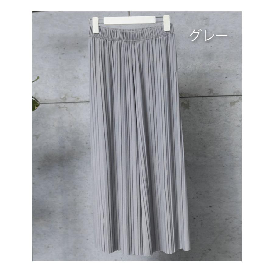 ワイドパンツ ボトムス シフォン プリーツパンツ レディース 快適通気 レディース 春夏 トレンド バーゲン |  | 09