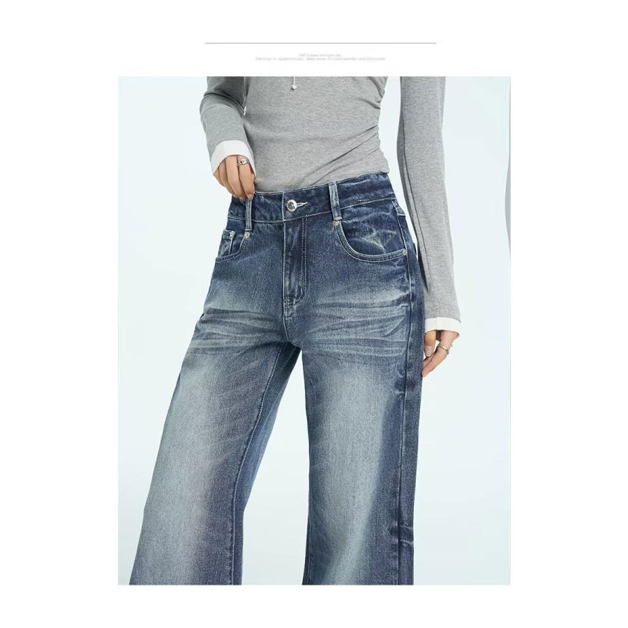 ストレッチ デニムパンツ レディース デニム ボトムス ゆったり 春 冬 秋 大きい サイズ 小さい フルレングス 美脚 脚長 カジュアル おしゃれ |  | 02