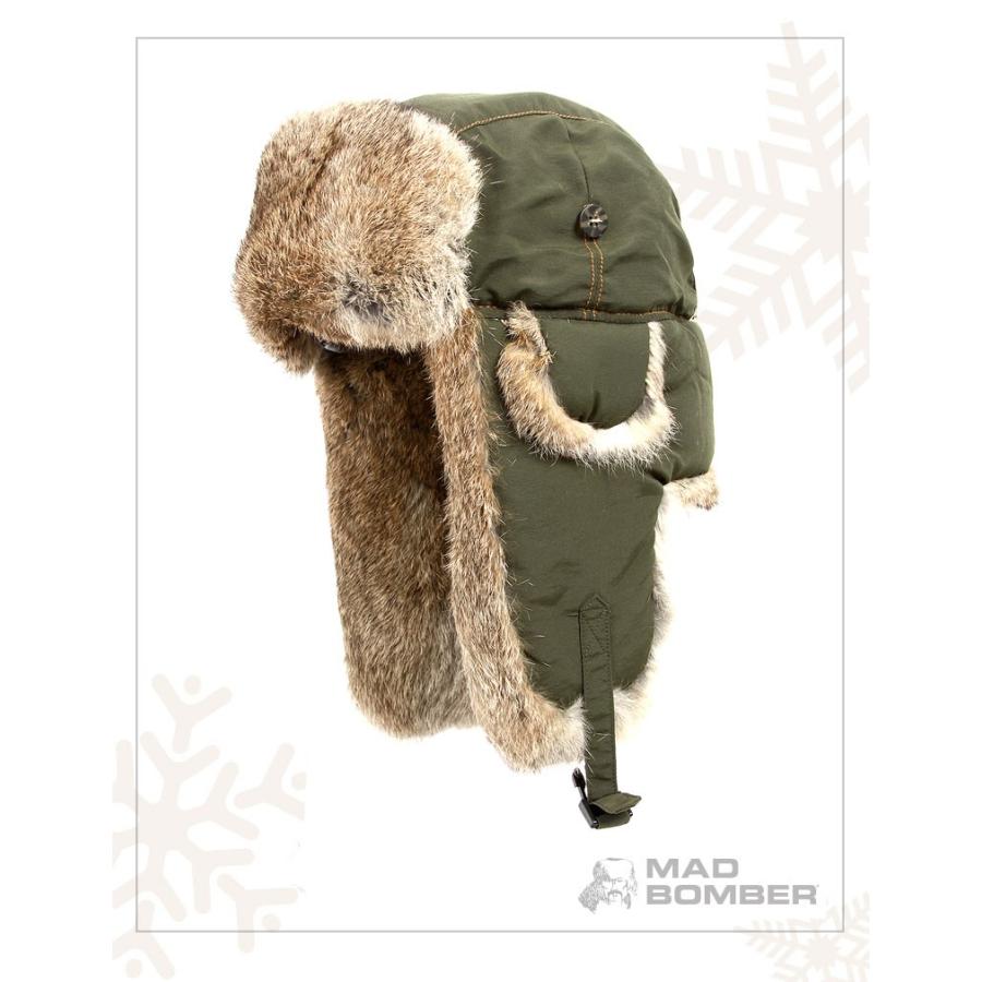 305OLV hat ロシア ハット ラビットファー100％ 帽子 スキー ボンバー