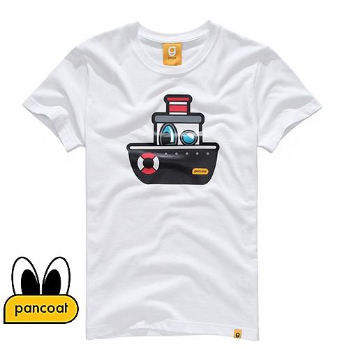 Pancoat パンコート キャラクター T-シャツ POPSHIP T-SHIRTS WHITE 半袖 夏 Tシャツ メンズ レディース パンコート｜dami