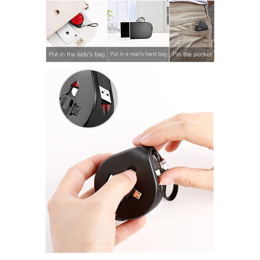 スマホ 巻き取り式 3in1 リール 充電器ケーブル Usb Iphoneケーブル Type C Microケーブル 急速充電 巻き取りケーブル Usb 1 5m Type C Android 充電ケーブル Phone409 Dami 通販 Yahoo ショッピング