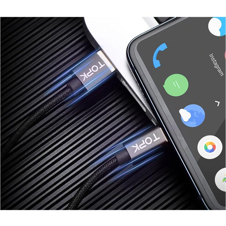 TOPK type-c ケーブル USB 1m Type C ケーブル 5A 急速充電 USB-Type-C 充電ケーブル 1m USB-C Xperia Galaxy iPad Pro MacBook switch モバイルバッテリー対応 |  | 04
