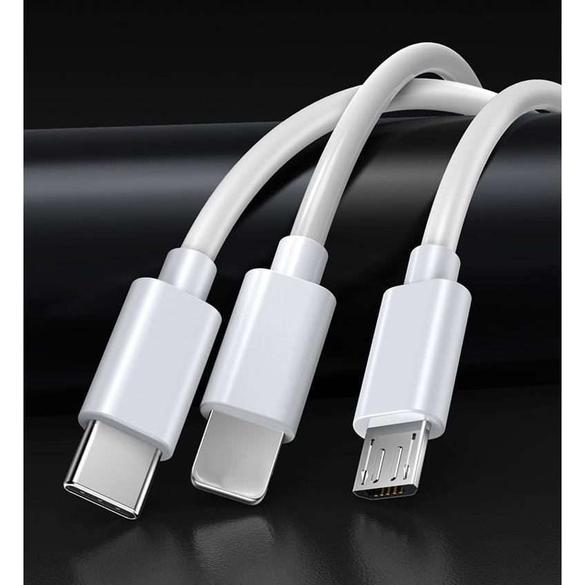 TOPK 1m iphone アンドロイド タイプC  3in1 充電ケーブル スマホケーブル スマホ USBケーブル 充電器 充電コード スマートフォン Microusb Type-c |  | 01