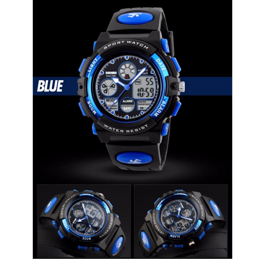 SKMEI 子供 腕時計 デジタル 防水 スポーツ ウォッチ 誕生日