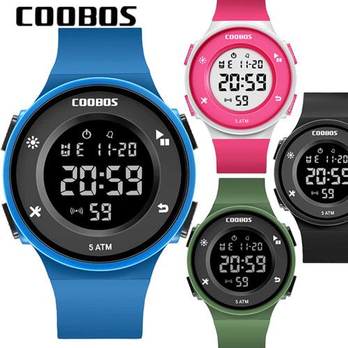 Coobos デジタル メンズ 腕時計 ブランド Led ディスプレイ 30m 防水 ランニングウォッチ スポーツウォッチ Tokei116 Dami 通販 Yahoo ショッピング