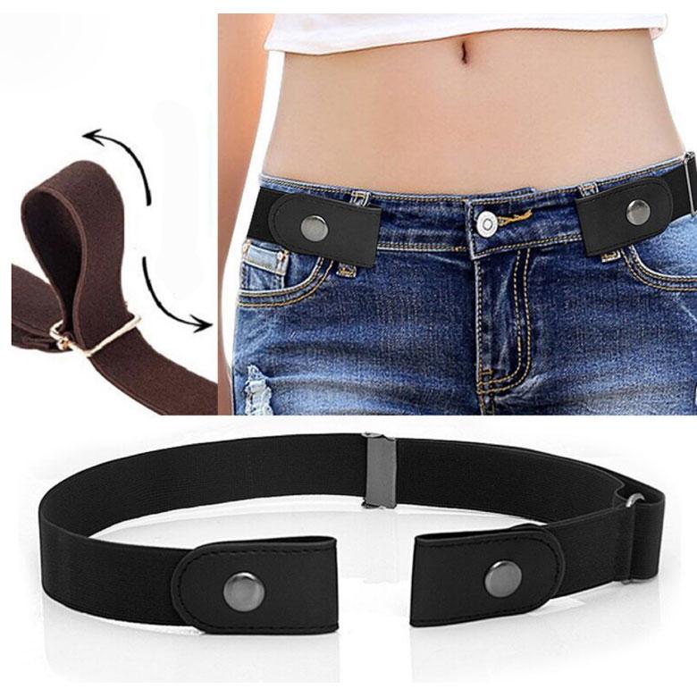 ゴムベルト ベルト レディース キッズ 子供 ゴム 穴なし バックル なし フリーサイズ 2way 調整 かわいい 簡単 ウエスト ワンタッチ 細 黒 白 シンプル |  | 04