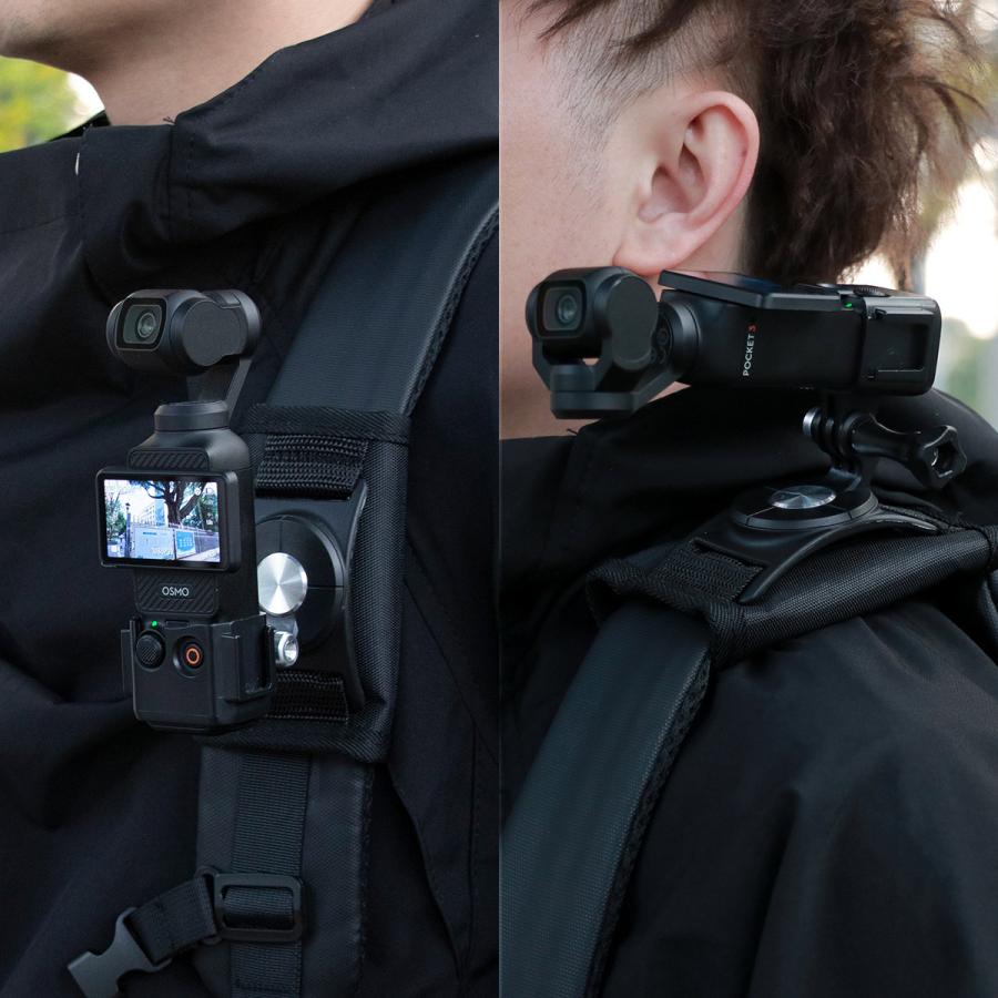 GoPro Pocket 4用 3用 2用ゴープロ アクセサリー gopro バックパックマウント カメラマウント マウントホルダー カメラ固定 DJI OSMO Action Gopro |  | 06