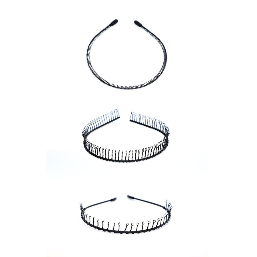 カチューシャ メンズ レディース 男女兼用 男性 女性 ワイヤー かっこいい 黒 ブラック メンズカチューシャ 髪留め 髪飾り ヘアバンド スポーツ 大人 |  | 01