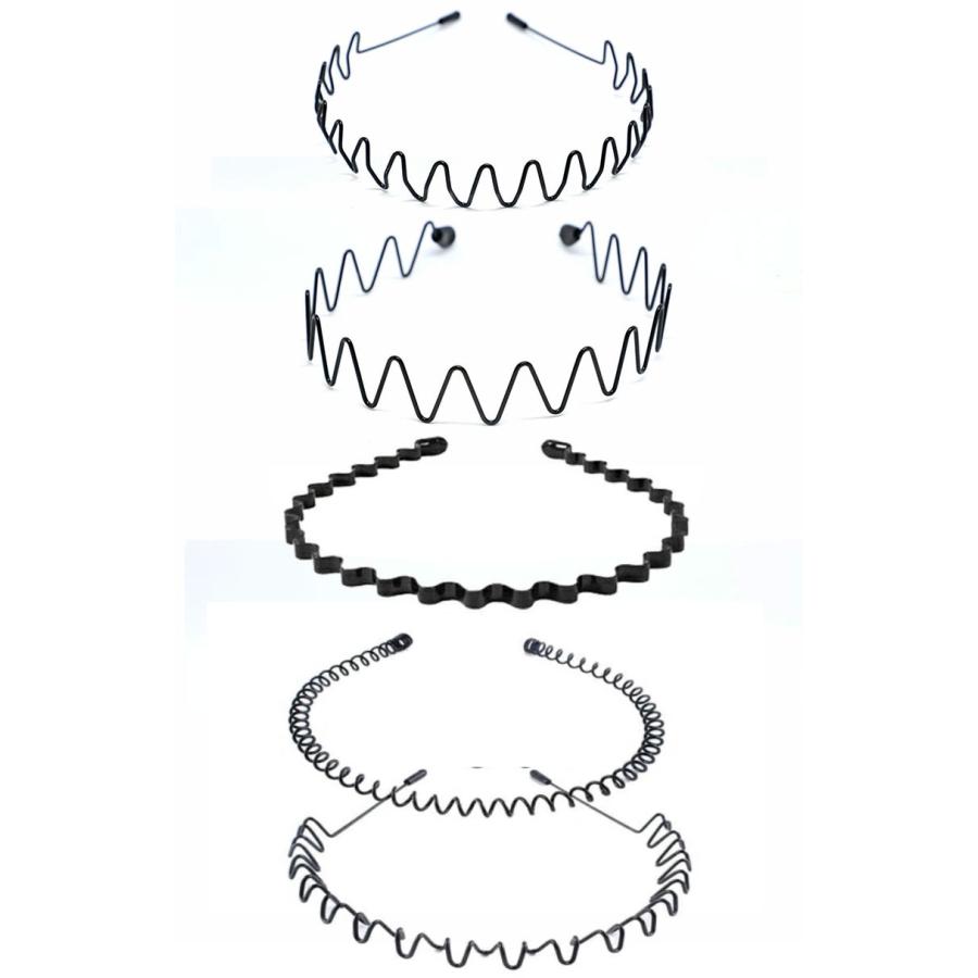 カチューシャ メンズ レディース 男女兼用 男性 女性 ワイヤー かっこいい 黒 ブラック メンズカチューシャ 髪留め 髪飾り ヘアバンド スポーツ 大人 |  | 02