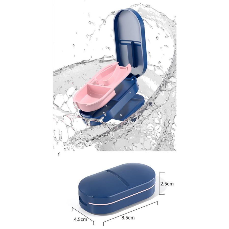 お薬カッター ピルカッター ピルケース 薬 錠剤 携帯 タブレット カット 割る 保管 ケース 2分割 サプリ 簡単カット 力がいらない 薬を半分に切る |  | 05