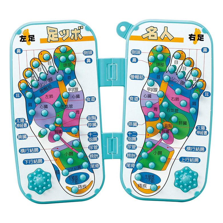足つぼ マット 足もみ健康 足裏 マッサージ 足ツボ リラックス マッサージ用品 ツボ押し キッチンマット 足つぼ健康マット 冷え性 対策 予防 日本製 | 