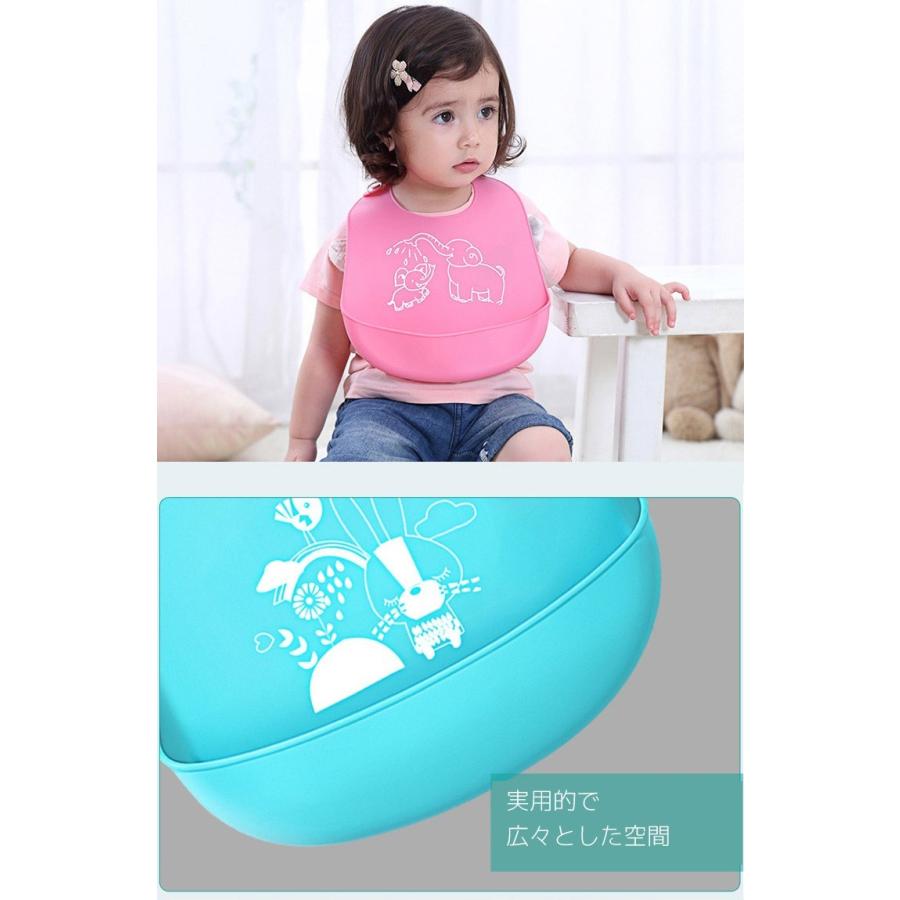 シリコン製 防水ソフトスタイ お食事エプロン カラー選択可 デザインはランダム発送です |  | 14