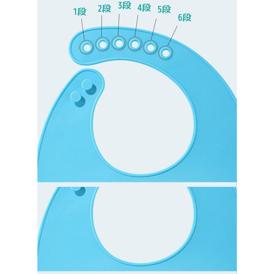 シリコン製 防水ソフトスタイ お食事エプロン カラー選択可 デザインはランダム発送です |  | 08