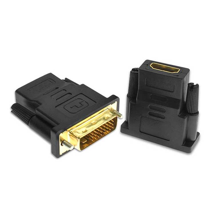 DVI to HDMI 変換アダプタ オス-メス 1080P コンバータ  HDMIからもDVIからも動作できる双方向 タイプ | 