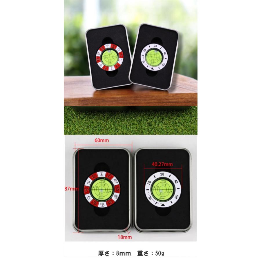 水平器付 マーカー ゴルフマーカー 水平器マーカー ゴルフ マーカー 水平器 ゴルフ用品 ボール 傾斜 スポーツ用品 グッズ |  | 03