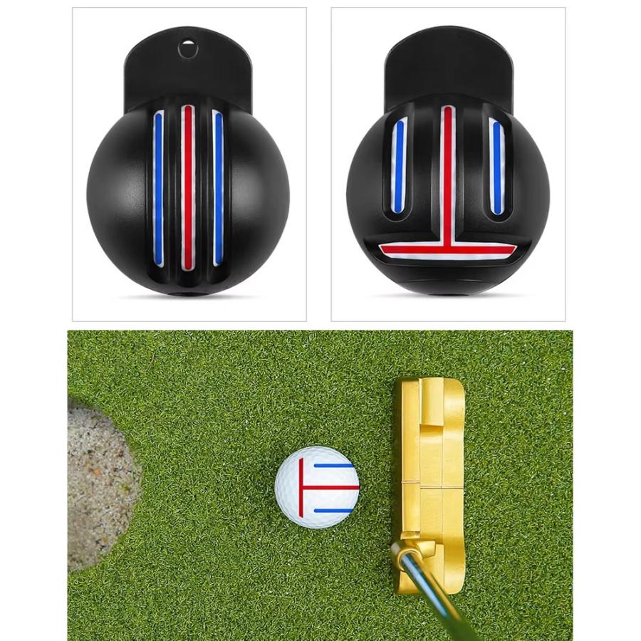 ゴルフ用品 ゴルフ ボール ライン マーカー ラインマーカー ボールライナー ボールラインマーカー ゴルフボール ラインマーカー T字ライン テンプレート |  | 04