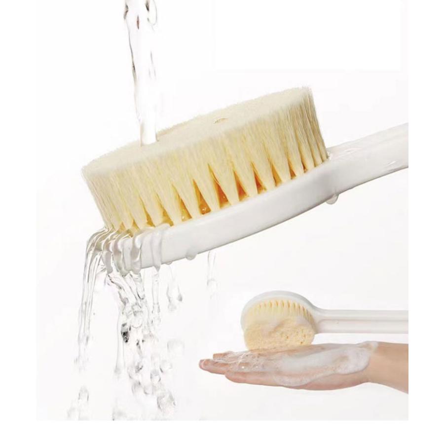 ボディブラシ シャワーブラシ 背中洗いブラシ 臭わない 35cm 背中 に届きやすい 柔らかい素材で快適マッサージ 入浴 お風呂 バス用品 全身 体洗い |  | 04
