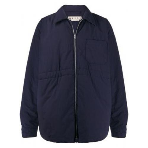Marni マルニメンズ Men Oversize Bomber Shirt マルニメンズ オーバーサイズ シャツ ファッション Marniawjk Shirt Damier