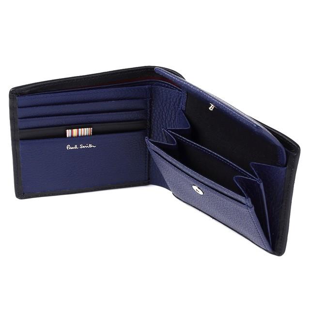 Paul Smith ポールスミス 財布 二つ折り マルチストライプ タブ PSC616 