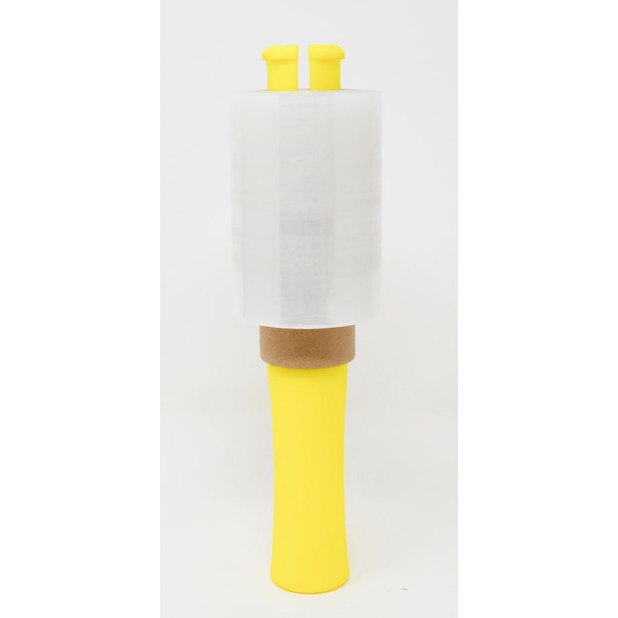 《クルっと簡単 ラクラク梱包》梱包用 ハンディラップ 150m×100mm 3本 ホルダー1個付属|danaway|02